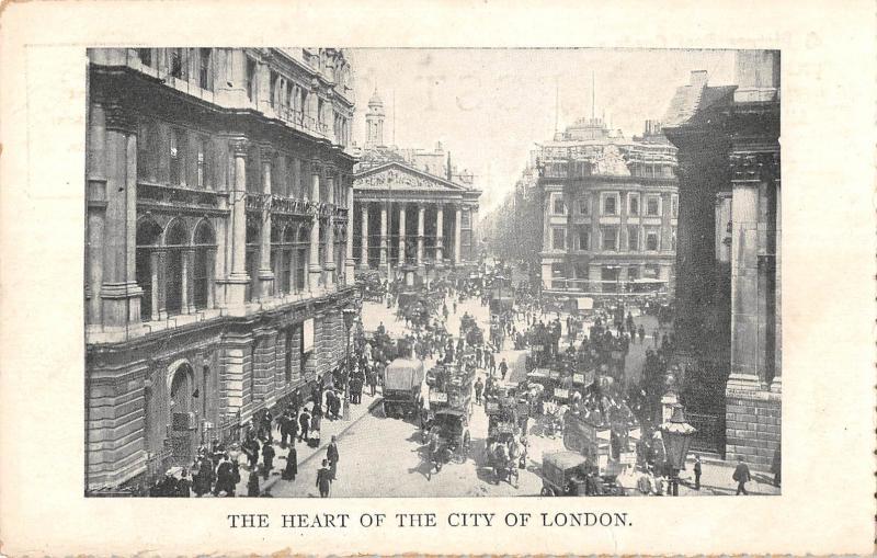 uk15245 heart of the city of london real photo uk