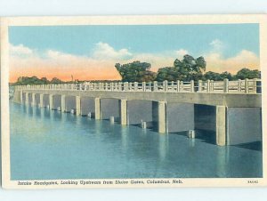 Pre-Chrome DAM SCENE Columbus Nebraska NE AH5822