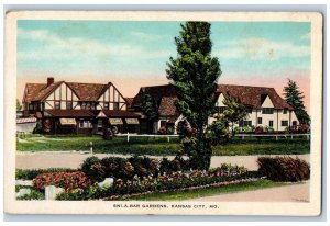 Kansas City Missouri MO Postcard Sni-A-Bar Gardens Exterior Scene c1920s Antique