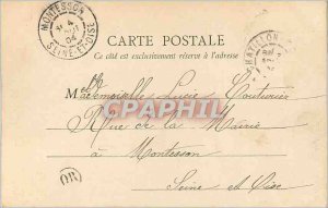 Postcard Old Sully sur Loire (map 1900)