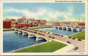 Des Moines River - Save the Easy Way U.S. Bonds slogan cancel