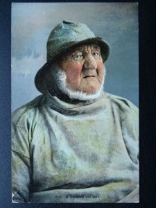 Fisherfolk Fisherman A BATTERED OLD SALT - Old Postcard