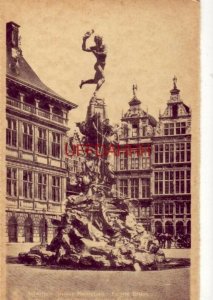 BELGIUM. ANTWERPEN. GROOTE MARKTPLAATS - FONTEIN BRABO