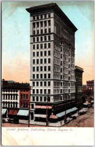 Dayton Ohio OH, United Brethren Publishing House Building, Vintage Postcard