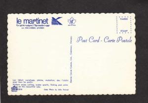 PQ QC Le Martinet La Pocatiere Quebec Canada Postcard Carte Postale Lac Ideal