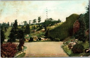 View of Spring in Highland Park, Pittsburgh PA c1907 Vintage Postcard K37