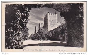 RP, Um Aspecto Do Castelo De S. Jorge, Lisboa, Portugal, PU-1954