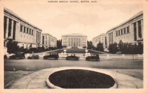 Vintage Postcard Harvard Medical School Marble Buildings Boston Massachusetts MA