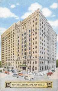 Hotel Montelone New Orleans Louisiana linen postcard