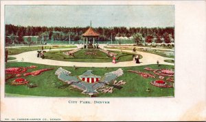 City Park Denver Colorado Vintage Postcard C058