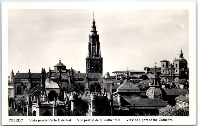 Postcard - View of a part of the Cathedral - Toledo, Spain