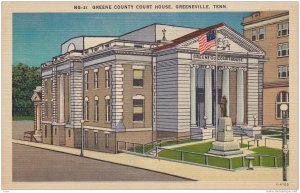 Greene County Court House, Greeneville, Tennessee, 1930-1940s (1)