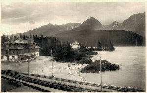 Slovakia Vysoké Tatry Štrbské Pleso Vintage RPPC 07.51