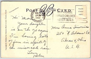 Windsor Canada 1950 Postcard St. Mary's Academy