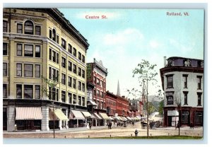 1909 Centre St., Rutland, Vermont VT Antique Unposted Postcard