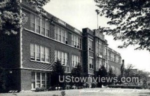 Real Photo - High School, Columbus - Nebraska NE  