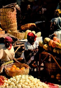 Haiti Port-Au-Prince Market Scene