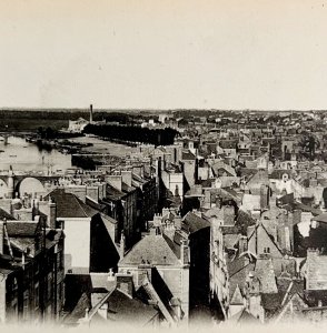 General View Of The City Of Angers France 1910s Postcard Rooftops PCBG12B