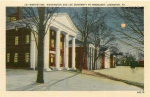 VA, Lexington, Virginia, Washington & Lee University, Ashville Post Card  48275