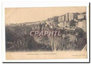Algeria Constantine Old Postcard The ravine Rhummel