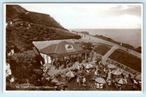 RPPC  HOLYWELL, EASTBOURNE East Sussex UK ~ TEA CHALET 1959 Postcard