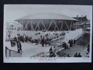 London FESTIVAL OF BRITAIN The Dome of Discovery c1951 RP Postcard by R.Tuck