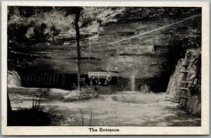 Lanagan, Missouri Postcard TRUITT'S CAVE AND CABINS The Entrance c1940s Unused 
