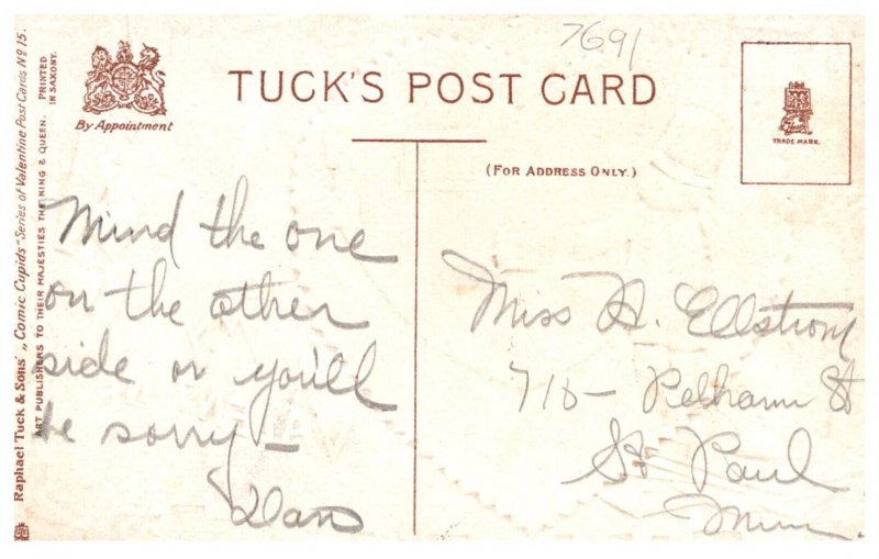 Valentine Child Policeman, knocking on door