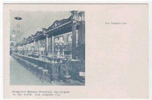 Fosgate's Mission Soda Fountain Interior Los Angeles California 1905c postcard