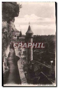 Postcard Old Rocamadour taking view
