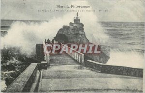 Modern Postcard Biarritz Picturesque La Vague Virgin