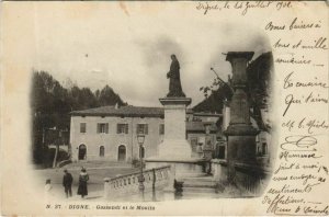 CPA Digne-les-Bains gassendi and the mill (1208431) 