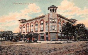 Kearney Nebraska Midway Hotel Exterior, Color Lithograph Vintage Postcard U3495