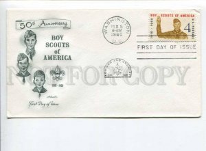 291292 USA 1960 First Day COVER Boy Scouts of America