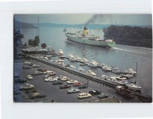 Postcard Boat Launch Site Hudson New York USA