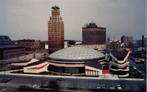 NY - Niagara Falls. View of Downtown