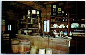 Postcard - Second Berry-Lincoln Store, New Salem State Park, Illinois, USA