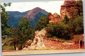 Postcard CO Colorado Springs - Mount Saint Francis Road Leading to West Gate