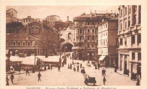 B33083 Trieste Piazza Carlo goldoni e Galerria di Montuzza  italy