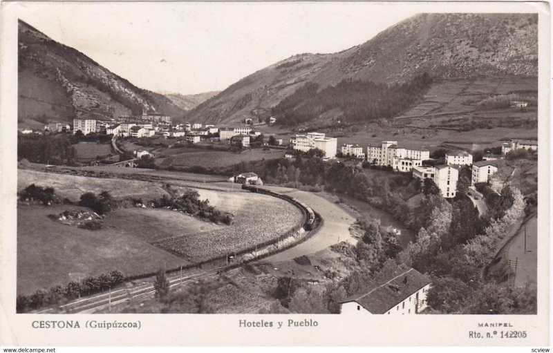 RP; CESTONA, Guipuzcoa, Pais Vasco, Spain, 30-50s; Hoteles y Pueblo