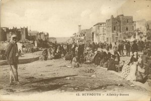 lebanon, BEIRUT BEYROUTH, Allenby Street, Postcard