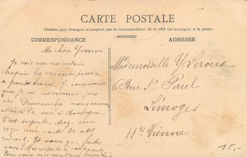 France Saint Quentin Chemin de Rouvroy 1906