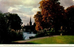 England Stratford Upon Avon Shakespeare's Avon and Holy Trinity Church