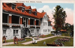 The Country Club Ottawa Ontario ON Ont Dog Unused Postcard E79