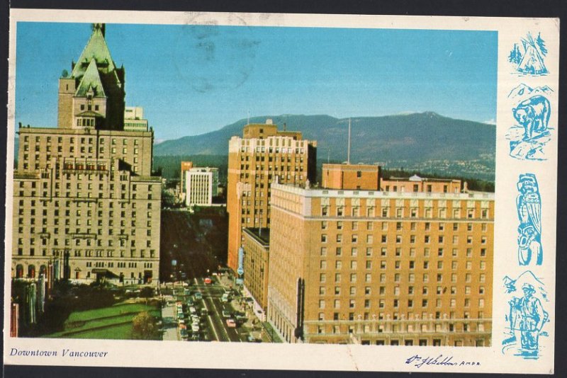 British Columbia ~ Downtown VANCOUVER pm1976 - Chrome 1950s-1970s