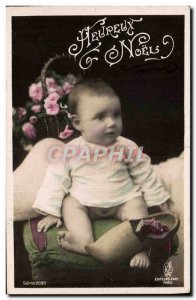 Old Postcard Fun Children Bebe Christmas