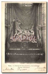 Old Postcard Sens The Martyrdom of St. Savinien the cathedral Group Hermann