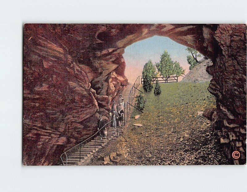 Postcard Mammoth Cave Entrance, In Old Kentucky, Mammoth Cave, Kentucky