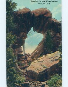 Divided-Back RUSTIC SCENE Boulder Colorado CO hk3901