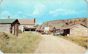 SOUTH PASS CITY, WY Wyoming  GHOST TOWN  Street Scene    c1950s    Postcard
